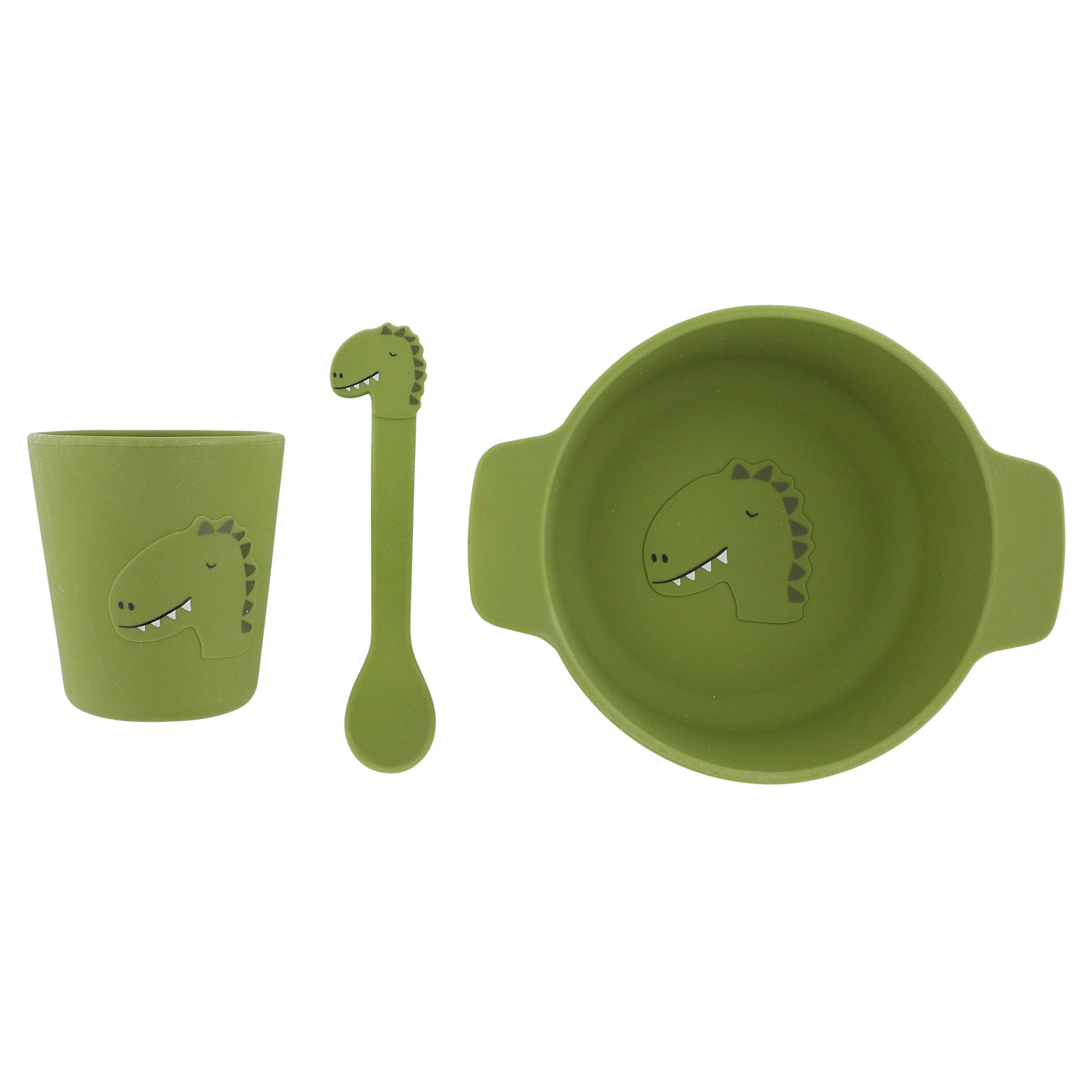 Set repas en silicone - Mr. Dino